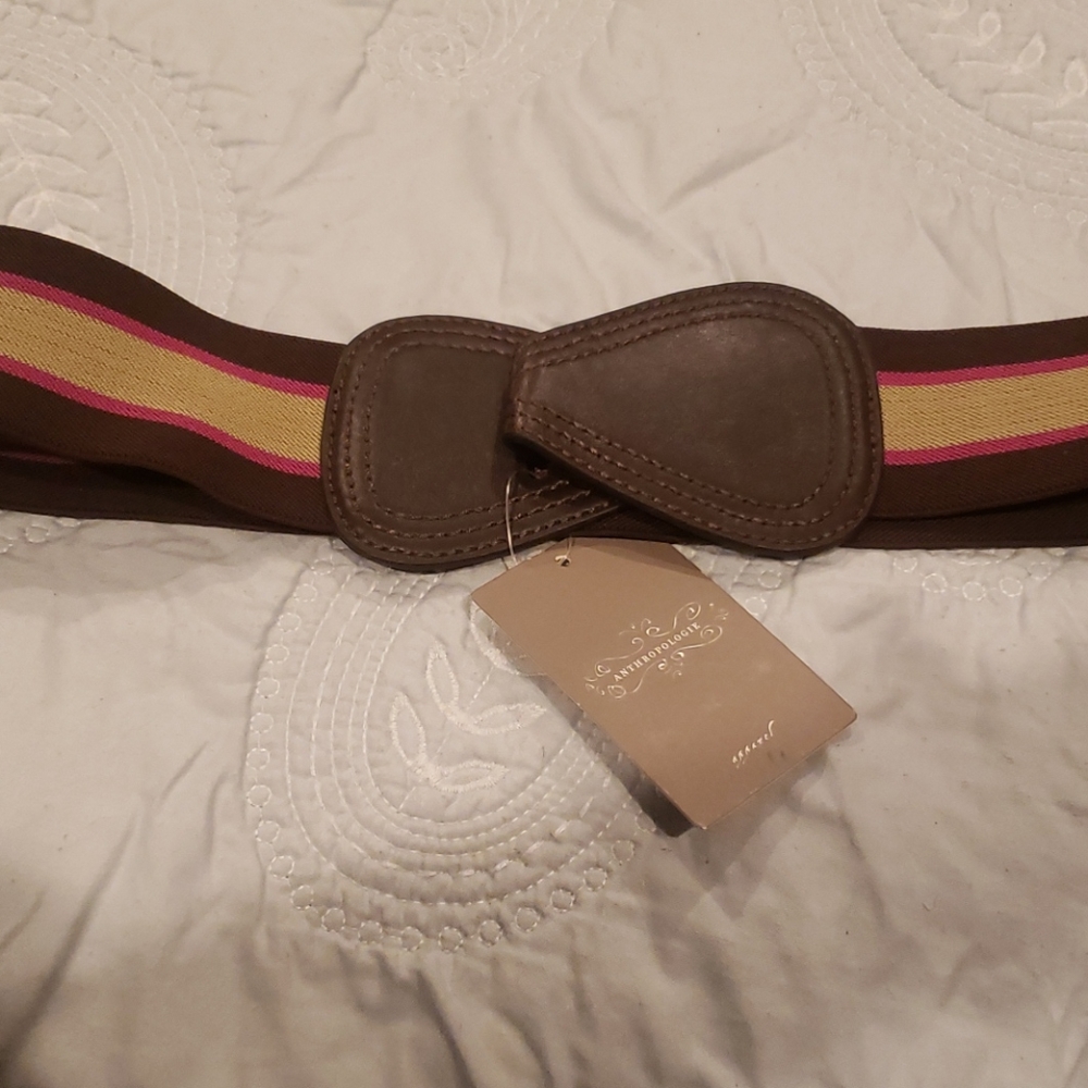Linea Pelle belt anthropology M NWT